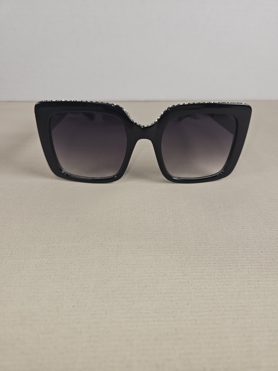 Accessories - Black Oversized Square Women's Sunglasses